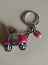 Portachiavi Vespa Rosso E Nera