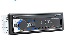 AUTORADIO BLUETOOTH 12V CON TELECOMANDO STEREO 1 DIN MULTIMEDIALE LETTORE MP3