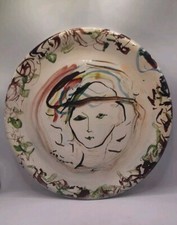 ERNESTO TRECCANI  Piatto in ceramica 2006 Tiratura Limitata N°238/500