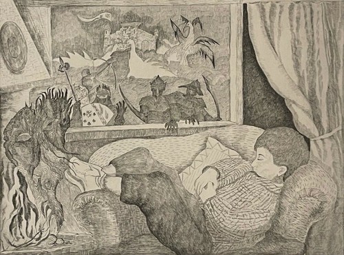 Sogno bambino addormentato - sogno,