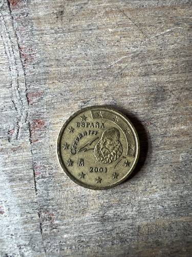 Moneta centesimi spagna - moneta, 50