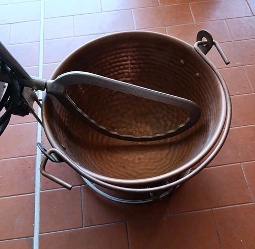 Paiolo per polenta rame - per,