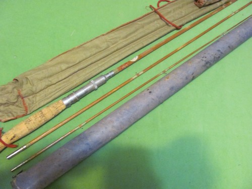 Canna pesca mosca vintage - canna,