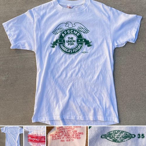Shirt vintage afscme - afscme, union