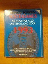 Libro Astrologia Nostradamus Renuccio Boscolo Almanacco Astrologico 1993 Italica