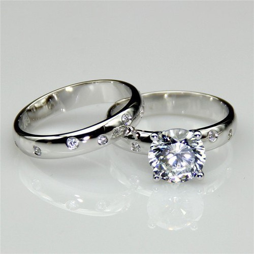 Set anello sposa 5 mm - da,