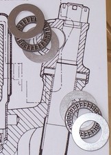 Cuscinetti di spinta rullo perno reale MGB e MGC