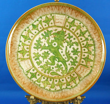 D. MATTEUCCI - Wanda BERASI ( Muky ) Grande piatto maiolica ceramica Faenza 1900