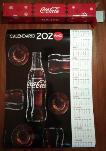 Coca cola calendario - calendario, 2020