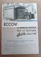27A FOGLIO PUBBLICITARIO PER