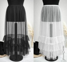 LAGENLOOK sottogonna mesh nero