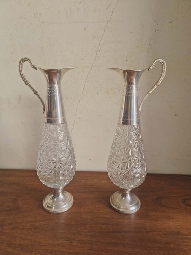 Coppia caraffe cristallo - in,