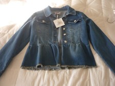 Giubbino jeans nuovo marca Brums