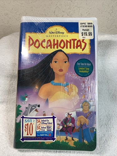 Vtg vhs pocahontas walt disney - vtg,
