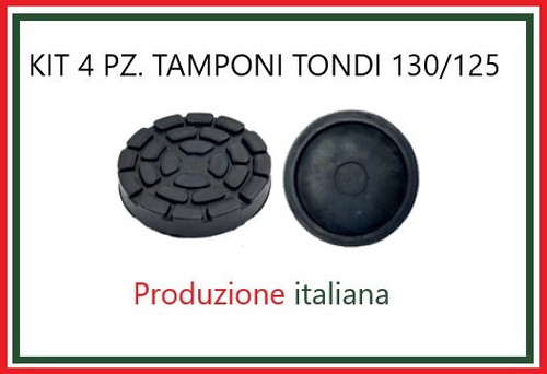 Tamponi gomma tondi ponte - in,