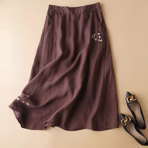 Donna stile etnico ricamo - stile,