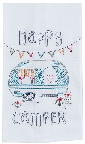 Happy camper asciugamano - happy, da