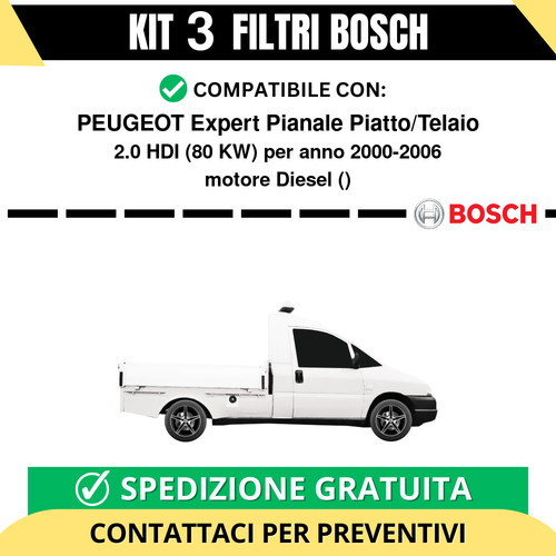 Kit bosch filtri tagliando - kit,