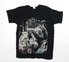 Shirt basic nera ragazzo - basic,