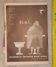Pubblicità advertising  POZZI
