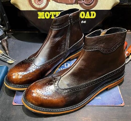 Scarpe uomo punta ala inglesi
