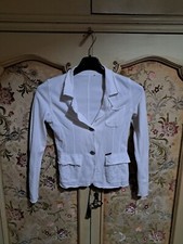GIACCA BLAZER LIU-JO BIMBA 10 ANNI IN COTONE COLORE BIANCO
