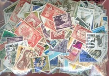 Lotto 250 francobolli usati