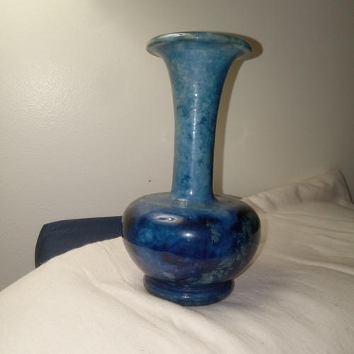 Vaso vintage alabastro blu - vintage,