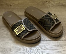 Sandali donna FENDI Roma logo