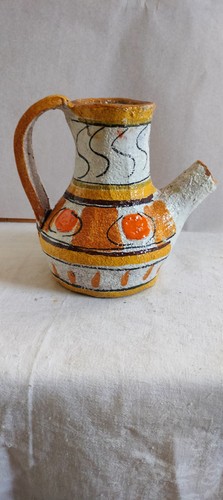 Brocca terracotta smaltata - brocca, in