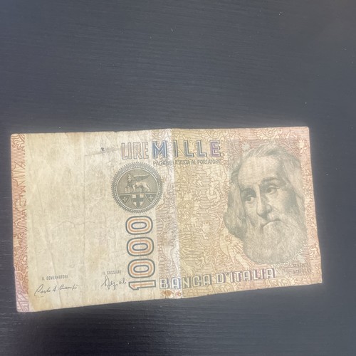 1000 lire banca italia - lire,
