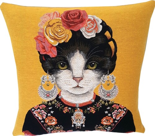 Frida kahlo cat 46cm - kahlo,