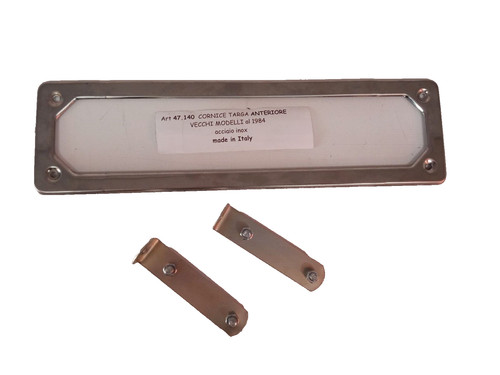 Cornice targa anteriore - cornice,