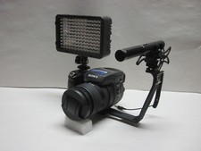 Pro D5400 AZ SM-2L HD stereo microfono luce video per Nikon D5600 D5500 D5300 D5200