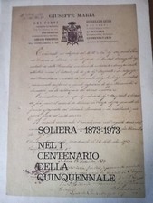 **SOLIERA 1873-1973**  Nel