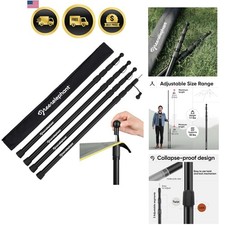 Pali per telone da campeggio regolabili pali per tenda telescopica per tenda a baldacchino set da 4