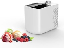 Gelatiera con sistema di raffreddamento automatico, macchina per gelato soft
