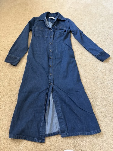 Abito donna jeans blu zara - abito,