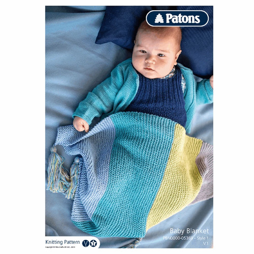 Patons baby coperta maglia - coperta,
