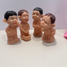 4 pezzi bambola vintage Joimy umoristica per bambini nuda vinile da collezione vecchio magazzino. M-60