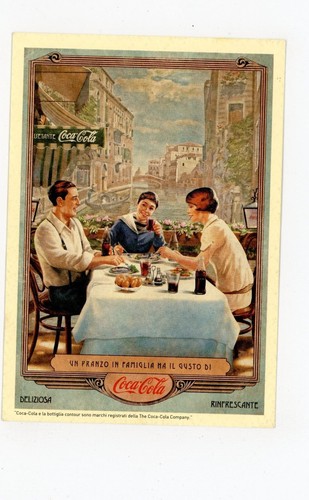 Cartolina coca cola - -, coca-cola