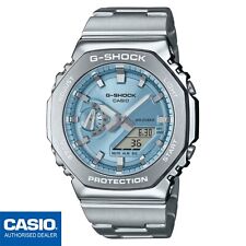 CASIO GM-2110D-2AER⎪GM-2110D-2A⎪Original⎪G-SHOCK G-STEEL⎪Metal⎪AZUL⎪Hombre
