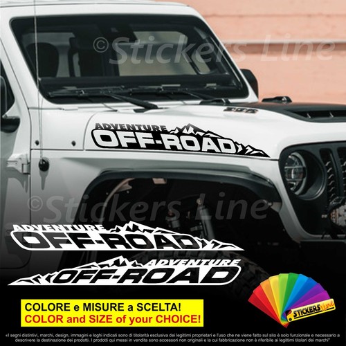 Adesivi off road montagne - adesivi,