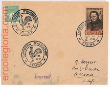 16185 - Francia - Storia Postale - Copertina - 1951 - Uccellini ESPO POLLAME