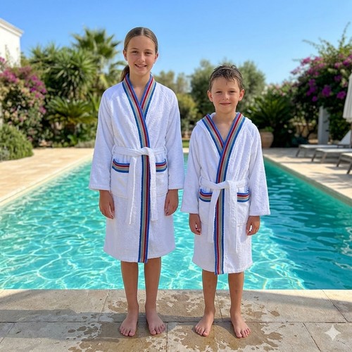 Accappatoio junior spugna con - accappatoio,