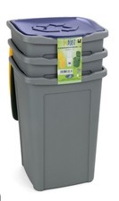 TRIS PATTUMIERE PER RACCOLTA DIFFERENZIATA DA 50 LT CARTA VETRO E PLASTICA