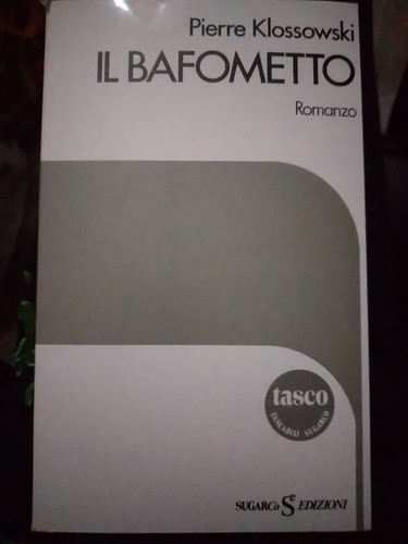 Pierre klossowski bafometto - pierre,