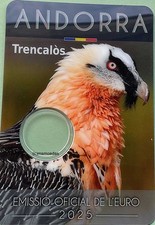 Andorra 2 euro coin card 2025