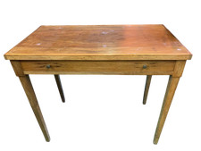 Antico tavolino scrittoio stile Luigi XVI del XX secolo in noce