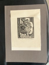 REMO  WOLF  :  EXLIBRIS  G